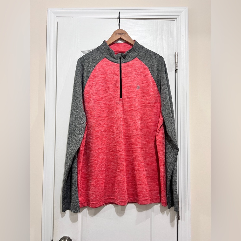 SB Tech Mens Cool Play Quarter Zip Long Sleeve Shirt -‎ sz XXL
